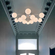 Load image into Gallery viewer, LightFixturesUSA - Blossom 12 - Light Opal Glass Bubble Semi Flush Chandelier - Chandelier - 12 - Lt - Semi Flush - Chrome