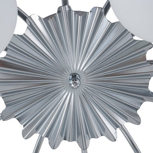 LightFixturesUSA - Blossom 12 - Light Opal Glass Bubble Semi Flush Chandelier - Chandelier - 12 - Lt - Semi Flush - Chrome