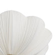 Load image into Gallery viewer, LightFixturesUSA - Boho Pleated Flower White Fabric Semi Flush Mount - Ceiling Light - 19.5 in -