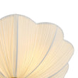 Load image into Gallery viewer, LightFixturesUSA - Boho Pleated Flower White Fabric Semi Flush Mount - Ceiling Light - 19.5 in -