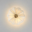 Load image into Gallery viewer, LightFixturesUSA - Boho Pleated Flower White Fabric Semi Flush Mount - Ceiling Light - 19.5 in -