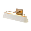 Load image into Gallery viewer, LightFixturesUSA - Brass Beige Iron Rectangle Shade Vanity Sconce Picture Light - Wall Sconce - 18.5 in -