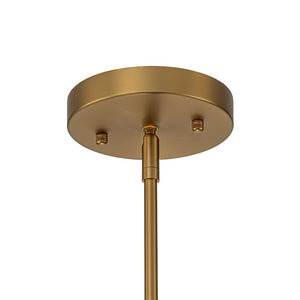 LightFixturesUSA - Celestial Glass Globe Sputnik Chandelier - Adjustable Linear Arm - Chandelier - Brass -