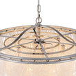 Load image into Gallery viewer, LightFixturesUSA - Chrome Glam 10 - Light Tiered Crystal Bead Round Chandelier - Chandelier - Chrome -