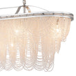 Load image into Gallery viewer, LightFixturesUSA - Chrome Luxe 8 - Light Tiered Crystal Bead Island Chandelier - Chandelier - Chrome -