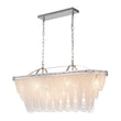 Load image into Gallery viewer, LightFixturesUSA - Chrome Luxe 8 - Light Tiered Crystal Bead Island Chandelier - Chandelier - Chrome -