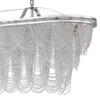 Load image into Gallery viewer, LightFixturesUSA - Chrome Luxe 8 - Light Tiered Crystal Bead Island Chandelier - Chandelier - Chrome -
