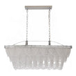 Load image into Gallery viewer, LightFixturesUSA - Chrome Luxe 8 - Light Tiered Crystal Bead Island Chandelier - Chandelier - Chrome -