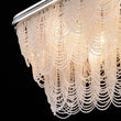 Load image into Gallery viewer, LightFixturesUSA - Chrome Luxe 8 - Light Tiered Crystal Bead Island Chandelier - Chandelier - Chrome -