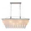 Load image into Gallery viewer, LightFixturesUSA - Chrome Luxe 8 - Light Tiered Crystal Bead Island Chandelier - Chandelier - Chrome -