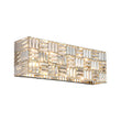 Load image into Gallery viewer, LightFixturesUSA - Chrome Luxe Crystal Linear Rectangle Bath Vanity Light - Wall Sconce - Chrome -