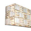 Load image into Gallery viewer, LightFixturesUSA - Chrome Luxe Crystal Linear Rectangle Bath Vanity Light - Wall Sconce - Chrome -