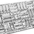 Load image into Gallery viewer, LightFixturesUSA - Chrome Luxe Crystal Linear Rectangle Bath Vanity Light - Wall Sconce - Chrome -