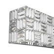 Load image into Gallery viewer, LightFixturesUSA - Chrome Luxe Crystal Linear Rectangle Bath Vanity Light - Wall Sconce - Chrome -
