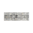 Load image into Gallery viewer, LightFixturesUSA - Chrome Luxe Crystal Linear Rectangle Bath Vanity Light - Wall Sconce - Chrome -