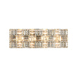 Load image into Gallery viewer, LightFixturesUSA - Chrome Luxe Crystal Linear Rectangle Bath Vanity Light - Wall Sconce - Chrome -
