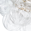 Load image into Gallery viewer, LightFixturesUSA - Cluster Sculpture Glass Bubble Round Semi Flush Chandelier - Chandelier - Brass -