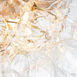 Load image into Gallery viewer, LightFixturesUSA - Cluster Sculpture Glass Bubble Round Semi Flush Chandelier - Chandelier - Brass -