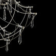 Load image into Gallery viewer, LightFixturesUSA - Contemporary Glam Starry Geometric LED Crystal Chandelier - Chandelier - Chrome -