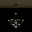 Load image into Gallery viewer, LightFixturesUSA - Contemporary Glam Starry Geometric LED Crystal Chandelier - Chandelier - Chrome -
