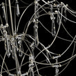 Load image into Gallery viewer, LightFixturesUSA - Contemporary Glam Starry Geometric LED Crystal Chandelier - Chandelier - Chrome -