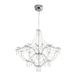 Load image into Gallery viewer, LightFixturesUSA - Contemporary Glam Starry Geometric LED Crystal Chandelier - Chandelier - Chrome -