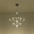 Load image into Gallery viewer, LightFixturesUSA - Contemporary Glam Starry Geometric LED Crystal Chandelier - Chandelier - Chrome -