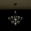 Load image into Gallery viewer, LightFixturesUSA - Contemporary Glam Starry Geometric LED Crystal Chandelier - Chandelier - Chrome -