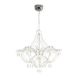 Load image into Gallery viewer, LightFixturesUSA - Contemporary Glam Starry Geometric LED Crystal Chandelier - Chandelier - Chrome -