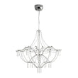 Load image into Gallery viewer, LightFixturesUSA - Contemporary Glam Starry Geometric LED Crystal Chandelier - Chandelier - Chrome -