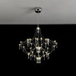 Load image into Gallery viewer, LightFixturesUSA - Contemporary Glam Starry Geometric LED Crystal Chandelier - Chandelier - Chrome -