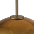 Load image into Gallery viewer, LightFixturesUSA - Contemporary Polished Gradual Glass Globe 3 - Light Pendant - Chandelier - Gold Glass -