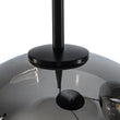 Load image into Gallery viewer, LightFixturesUSA - Contemporary Polished Gradual Glass Globe 3 - Light Pendant - Chandelier - Smoked Glass -