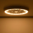 Load image into Gallery viewer, LightFixturesUSA - Decorative French White Medallion LED Flush Mount Light - Ceiling Light - White -