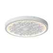 Load image into Gallery viewer, LightFixturesUSA - Decorative French White Medallion LED Flush Mount Light - Ceiling Light - White -