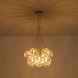 Load image into Gallery viewer, LightFixturesUSA - Dimmable Cluster Sculpture Texture Glass Globe Bubble Chandelier - Chandelier - Chrome -