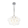 Load image into Gallery viewer, LightFixturesUSA - Dimmable Cluster Sculpture Texture Glass Globe Bubble Chandelier - Chandelier - Chrome -