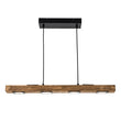 Load image into Gallery viewer, LightFixturesUSA - Dimmable LED Rustic Linear Oak Wood Kitchen Island Pendant - Chandelier - 6 - Lt -