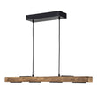 Load image into Gallery viewer, LightFixturesUSA - Dimmable LED Rustic Linear Oak Wood Kitchen Island Pendant - Chandelier - 6 - Lt -
