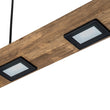 Load image into Gallery viewer, LightFixturesUSA - Dimmable LED Rustic Linear Oak Wood Kitchen Island Pendant - Chandelier - 8 - Lt -