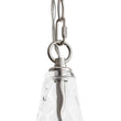 Load image into Gallery viewer, LightFixturesUSA - Farmhouse 1 - Light Hammered Glass Bell Kitchen Pendant Light - Pendant Light - Nickel -