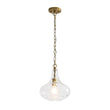 Load image into Gallery viewer, LightFixturesUSA - Farmhouse 1 - Light Hammered Glass Bell Kitchen Pendant Light - Pendant Light - Nickel -