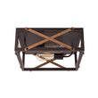 Load image into Gallery viewer, LightFixturesUSA - Farmhouse 2 - Light Oil Rubbed Bronze Cross Square Flush Mount - Ceiling Light - 14.2 in. -
