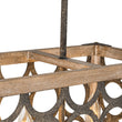 Load image into Gallery viewer, LightFixturesUSA - Farmhouse Antique Wooden Rectangle Box Linear Chandelier - Chandelier - Rustic -