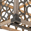 Load image into Gallery viewer, LightFixturesUSA - Farmhouse Antique Wooden Rectangle Box Linear Chandelier - Chandelier - Rustic -