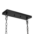 Load image into Gallery viewer, LightFixturesUSA - Farmhouse Black Rectangular Cage Linear Island Chandelier - Chandelier - Black -