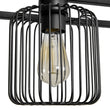 Load image into Gallery viewer, LightFixturesUSA - Farmhouse Black Rectangular Cage Linear Island Chandelier - Chandelier - Black -