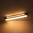 Load image into Gallery viewer, LightFixturesUSA - Farmhouse Dimmable LED Wood Oval Flush Mount Light - Ceiling Light - 31.5 in -