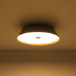 Load image into Gallery viewer, LightFixturesUSA - Farmhouse Wood Grain Dimmable LED Round Flush Mount Light - Ceiling Light - Oak -