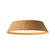 Load image into Gallery viewer, LightFixturesUSA - Farmhouse Wood Grain Dimmable LED Round Flush Mount Light - Ceiling Light - Oak -